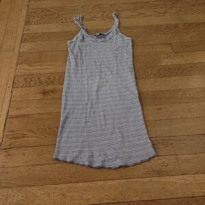 Blue and white striped tank top from bdg size medium